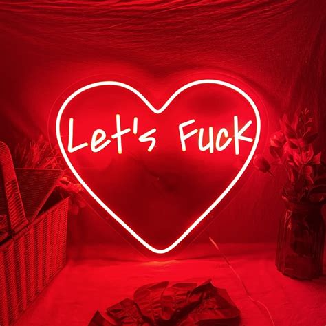 Let S Fuck Custom LED Let S Fuck Neon Sign Night Light Bedroom Home Bar Club Party Wall Decor