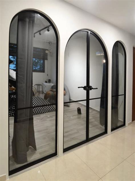 aluminium-arched-door-with-glass - Express Windows