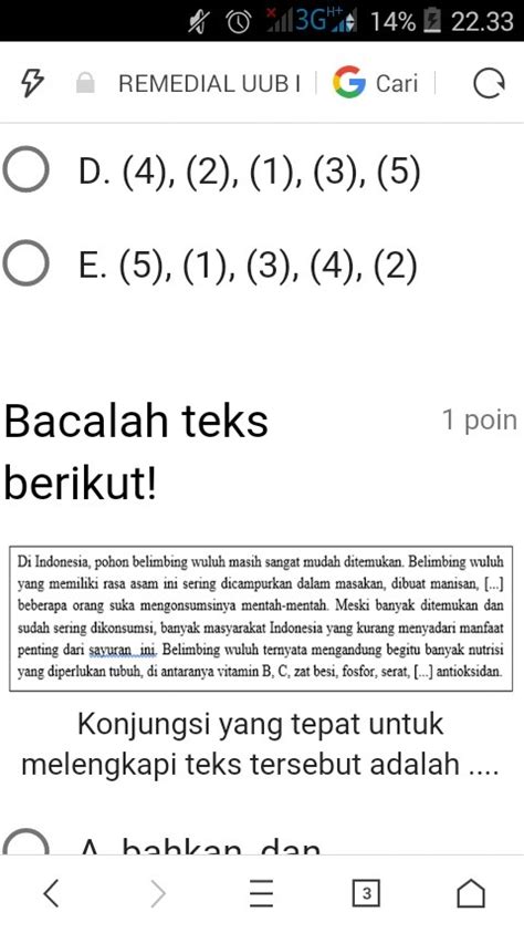 Kalimat Pertanyaan Yang Tepat Untuk Kalimat Jawaban Tersebut Adalah