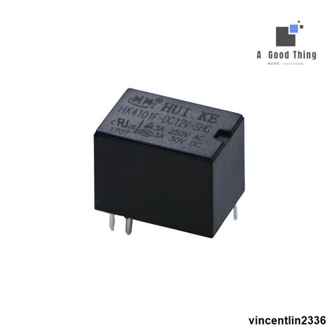 匯科信號繼電器HK4101F-DC5V 12V 24-SHG 250VA 5腳3A 微小型直流【可開發票】 | 蝦皮購物
