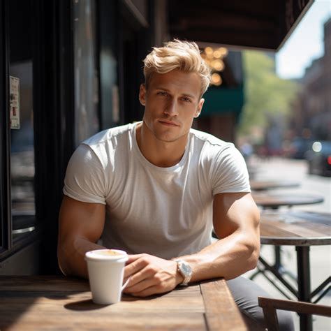 Coffee Hunk Blonde Guys Beautiful Men Faces Just Beautiful Men