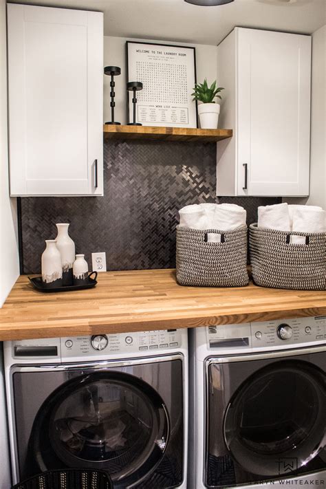 Small Laundry Room Makeover Taryn Whiteaker Designs