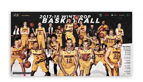 2017-18 Winthrop Basketball Print Collateral on Behance