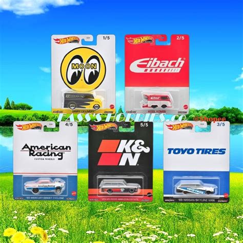 HOT WHEELS POP CULTURE SET OF With KOOL KOMBI NISSAN SKYLINE VAN RUBBER TYRE JDM