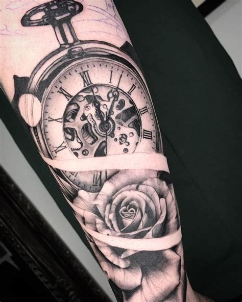 101 Amazing Pocket Watch Tattoo Ideas You Need To See Watch Tattoos