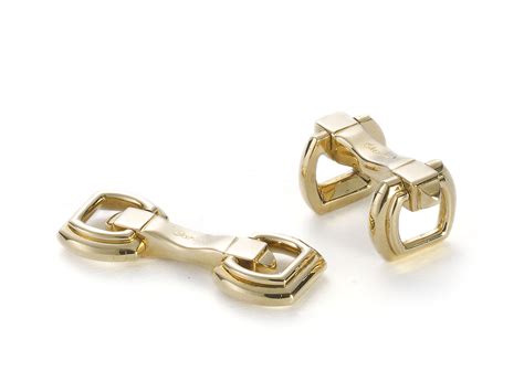 Vintage Cartier Cufflinks, Gold Stirrup - Jewellery Discovery