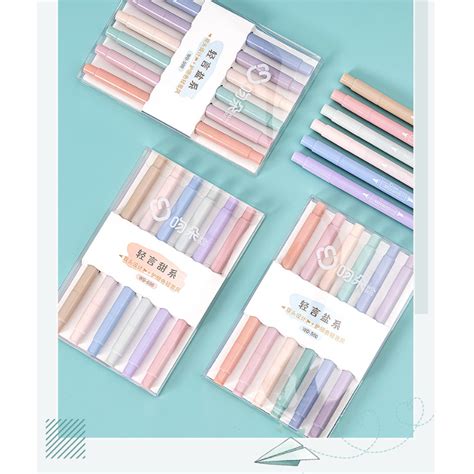 Jual Highlighter SET 6 Colors Morandi Macaron Penebal Spidol 1 Set