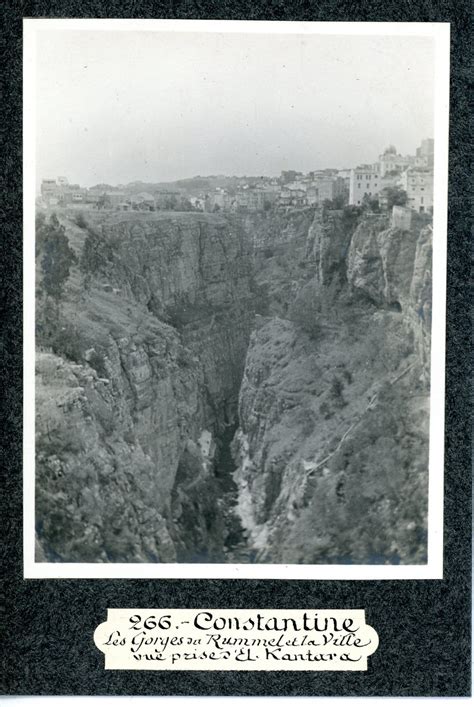 Algérie Constantine les gorges du rhummel von Photographie originale