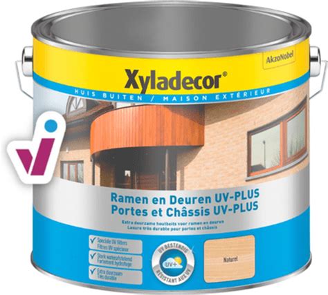 Xyladecor Ramen Deuren Uv Plus Houtbeits Donkere Eik L Bol