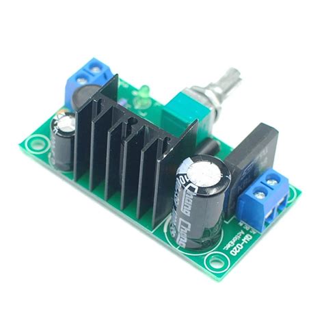 Hfes novo kit diy elétrico lm317 ajustável regulador de tensão step