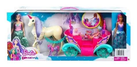 Barbie Dreamtopia Set De Mu Ecas Con Carruaje Mercadolibre