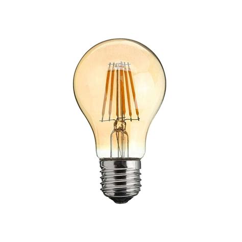 Ampoule Led Sphérique 6 Watts Ø A60 Culot E27 Six Filaments Led Verre