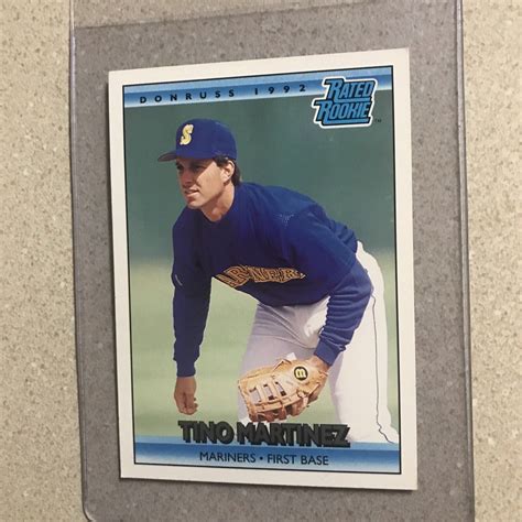 1991 DONRUSS RATED ROOKIE TINO MARTINEZ SEATTLE MARINERS 410 EBay