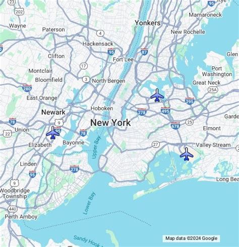 Jfk Airport And Laguardia Airport Map