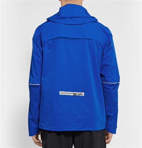 Nike Rain Runner Hooded Shell Running Jacket in Blue for Men - Lyst