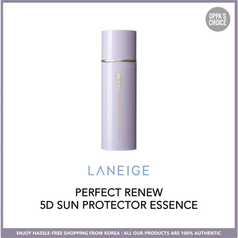 [NEW] LANEIGE PERFECT RENEW 5D SUN PROTECTOR ESSENCE 50ml (SPF 50+ PA ...