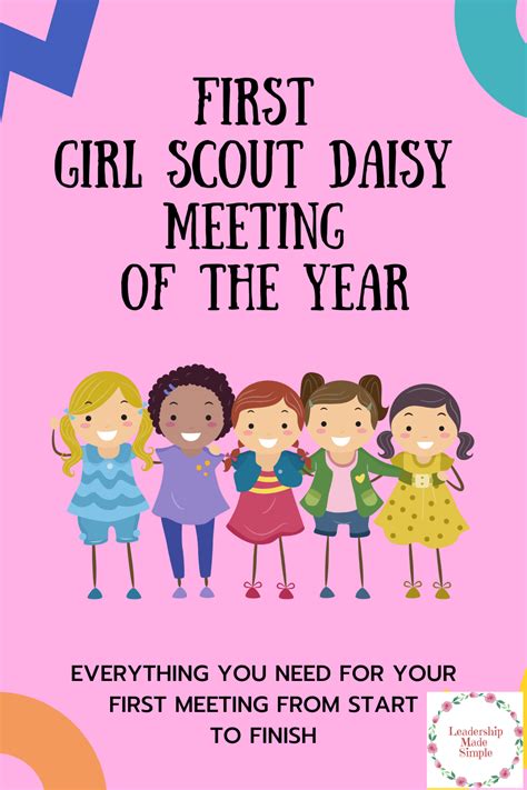 First Girl Scout Daisy Meeting Of The Year Troop Leader In 2023 Girl Scouts Daisy Girl