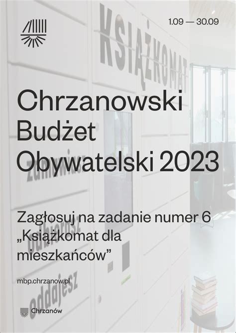 Chrzanowski Bud Et Obywatelski Zag Osuj Miejska Biblioteka