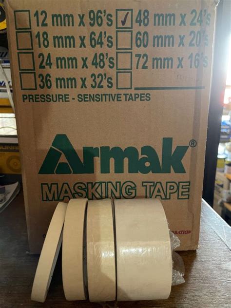 Armak Masking Tape Available 12 Mm 1 2 18mm 3 4 24mm 1 48mm 2