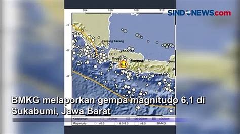 Gempa Magnitudo Landa Sukabumi Terasa Hingga Jakarta Video