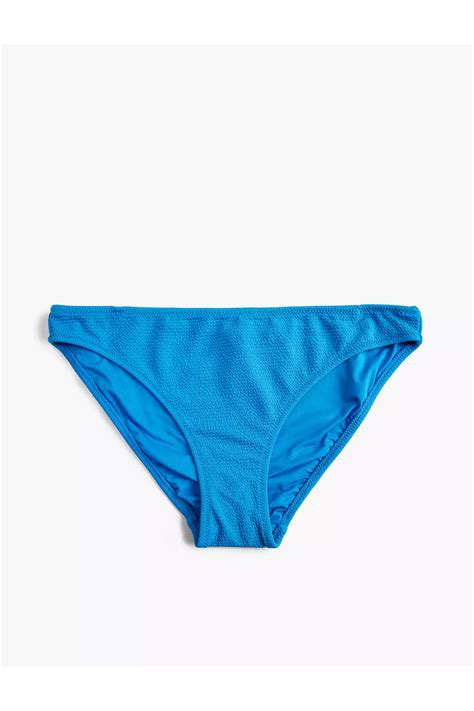 Buy Koton Brazilian Bikini Bottoms Basic Textured Online Zalora