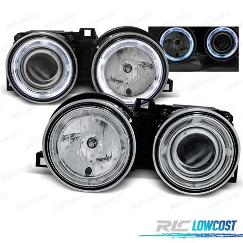 Faros Para Bmw E Ojos Angel Cromados Ccfl