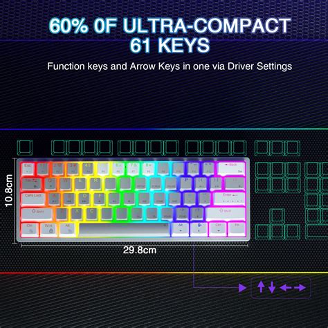 Mua Aula Percent Wired Mechanical Gaming Keyboard Rgb Backlit Custom Hot Swappable
