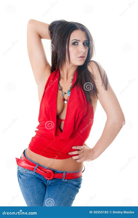 Slim Sensual Girl Stock Photo Image Of Beauty Cute 30355182