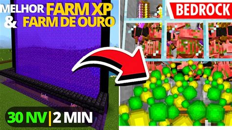 A MELHOR FARM De XP Para MINECRAFT BEDROCK 1 19 MCPE Xbox One PS4