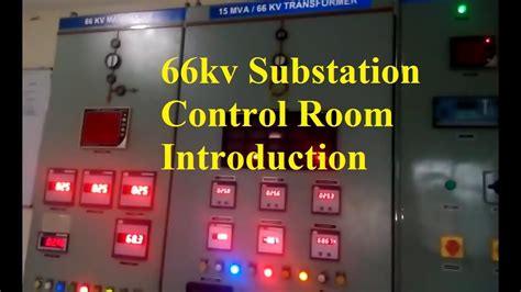 66kv Substation Control Room Introduction Youtube