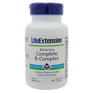 Amazon.com: Life Extension Complete B-complex Vegetarian Capsules, 60 ...