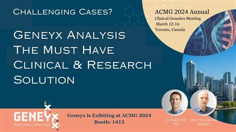 Acmg Annual Clinical Genetics Meeting Geneyx