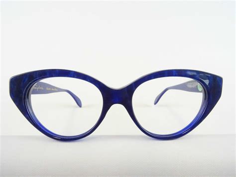 Ausgefallene Blaue Brille Brillengestell Handmade By Sylvis Damen