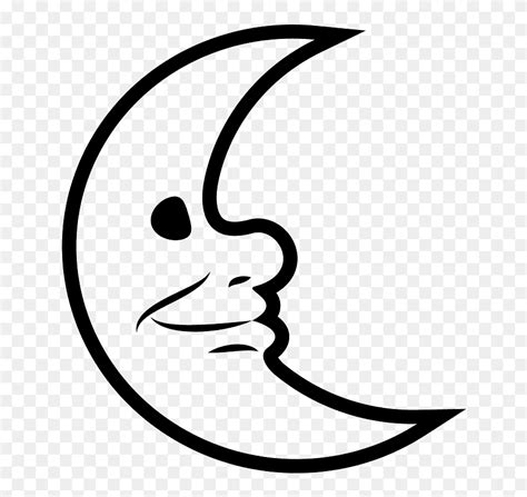 Last Quarter Moon Face Emoji Clipart - Png Download (#5253666) - PinClipart