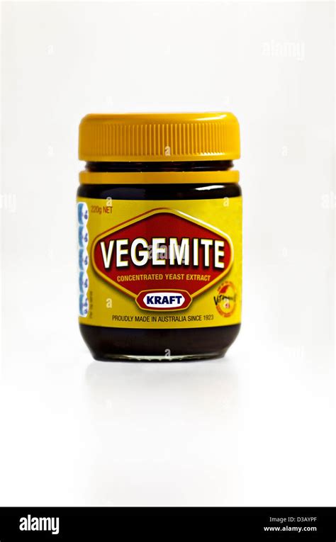 Australian Food A Jar Of Vegemite Food Spread That Is Usually Eaten