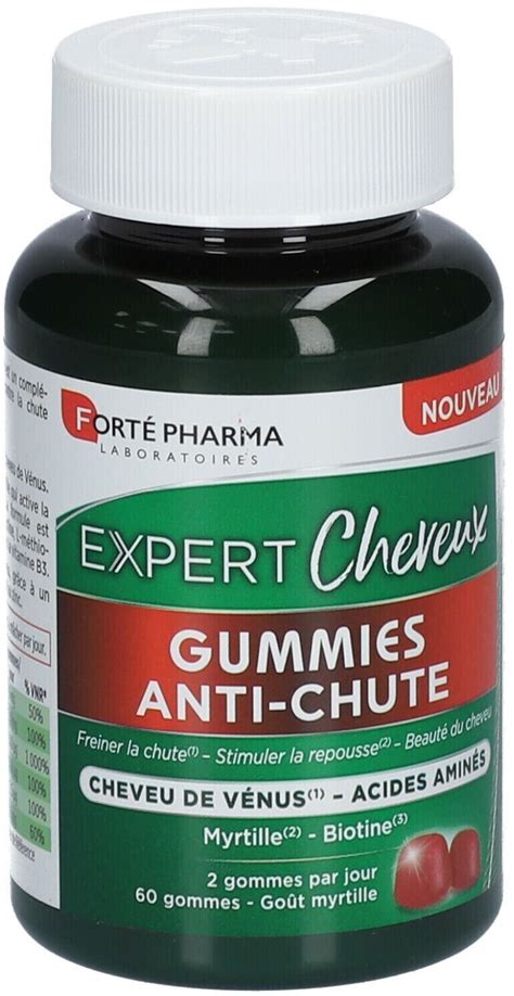 Fort Pharma Expert Cheveux Gummies Anti Chute Gommes Au Meilleur