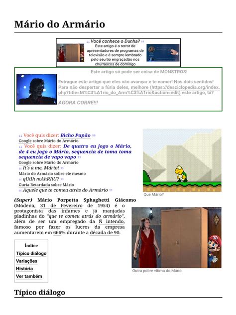 Piadas Com Nomes Tipo A Do Mário - Mário do Armário: Piadas e Histórias | PDF