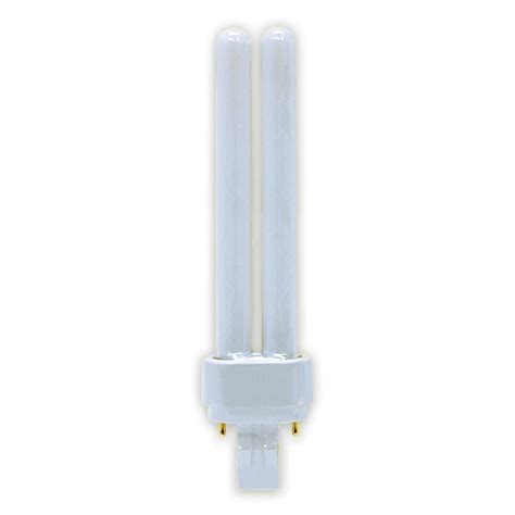 GE Lighting 97600 Ecolux Double Biax 4 Pin T4 Plug In CFL Bulb 3500K