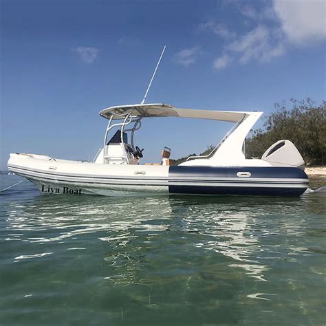 Liya Deep V Fiberglass Rigid Boat Sport Rib Boat With Cabin Rib Boat