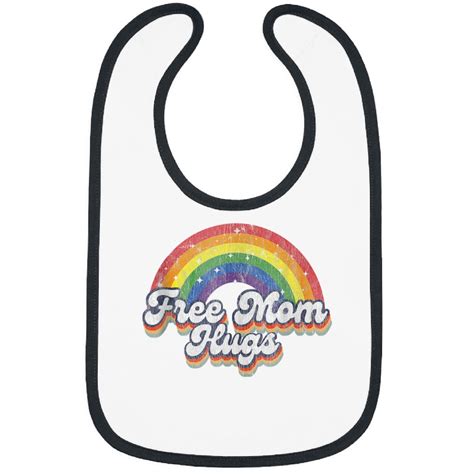 Free Mom Hugs Rainbow Bisexual Lesbian Lgbt Flag Pride Month Bibs Sold By Sheldonburkley Sku