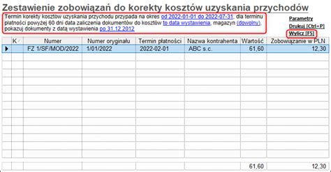 Subiekt Gt Jak Wyliczy Zestawienie Prezentuj Ce Zobowi Zania Do