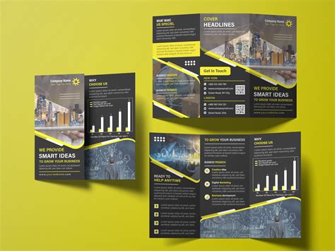 Corporate Trifold Brochure Design Behance