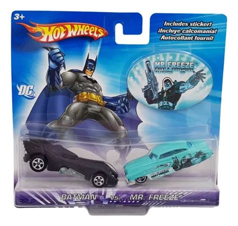 Hot Wheels Batman Vs Mr Freeze Con Sticker Meses sin interés