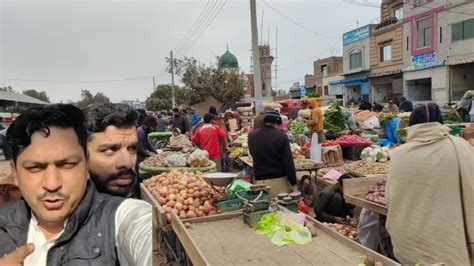 Sabzi Mandi Samundri Fresh Sabziyan Laye Butt Sahib Sath Khana