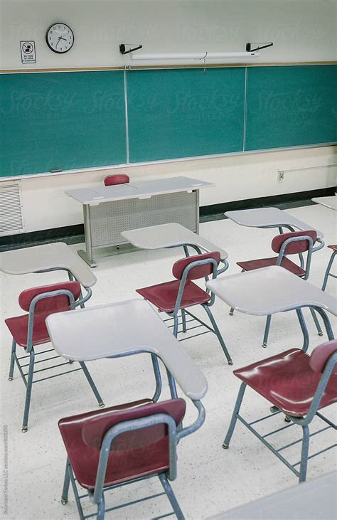 "Empty High School Classroom" by Stocksy Contributor "Raymond Forbes ...