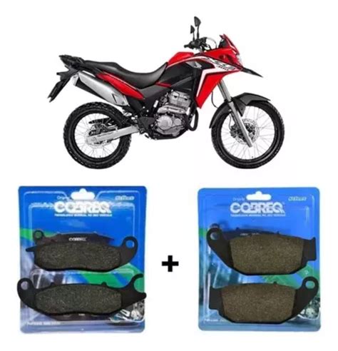 Kit Pastilha Freio Honda Xre 190 Dianteira E Traseira C Abs