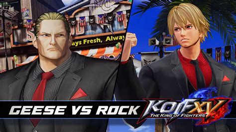 KOF XV Geese Howard Vs Rock Howard Hardest AI YouTube