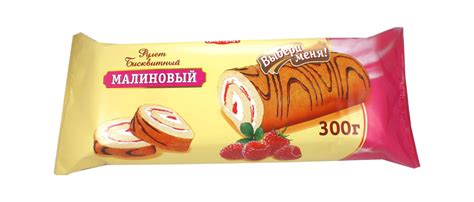 Рулеты бисквитные - Фасованная продукция - Кондитерская фабрика ОАО ...