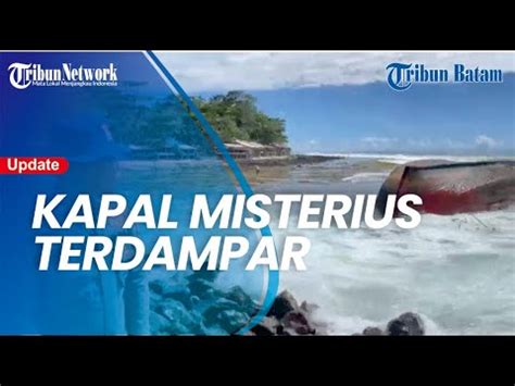 Kapal Misterius Terdampar Di Pantai Rancabuaya Kabupaten Garut Youtube