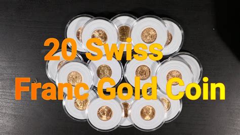 20 Swiss Franc GOLD Coins TREASURE YouTube